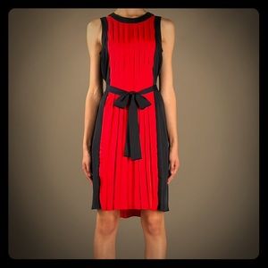 Michael Kors sleeveless pleated dress